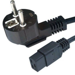 Gembird Kabel Zasilający Serwerowy C19 (schuko/iec320) 16a, 1.8m, Czarny