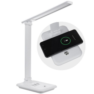 Lampka biurkowa LED Maclean, max. 9W, 220-240V AC, możliwość zmiany barwy,