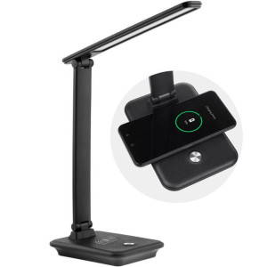Lampka biurkowa LED Maclean, max. 9W, 220-240V AC, możliwość zmiany barwy,
