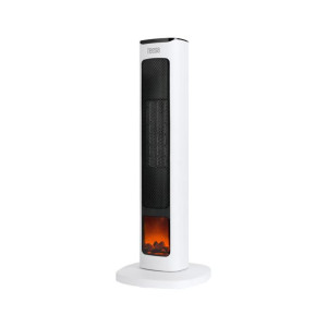 Termowentylator kolumnowy Teesa  PTC z funkcją imitacji kominka.