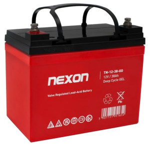 Nexon Akumulator Żelowy Gel 12v 38ah Long Life (12l) Głębokiego Rozładowani