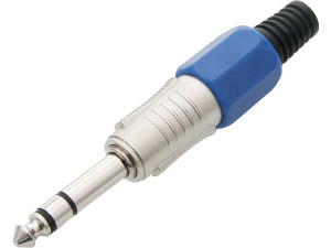 Wt.jack 6,3 st metal niebieski hq