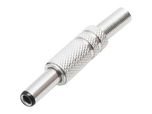 Wtyk dc 2,5/5,5 /14 metal