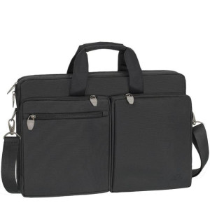 Rivacase Torba Na Laptop 17,3" Tiergarten, Czarna, Materiał Wodoodporny, Ki
