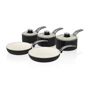 Zestaw garnków z powłoką ceramiczną Swan RETRO SWPS5020BN (20 cm, 28 cm)