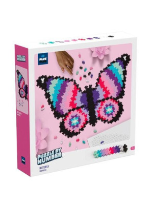 Plus-Plus Puzzle By Number Motyl 800 Elementów