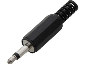 Wtyk jack 3,5 mono plastik