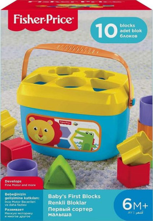 Fisher Price Pierwsze Klocki Malucha Sorter Kształtów FFC84