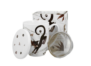 Kubek z zaparzaczem 350 ml CHARMING CATS