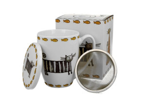Kubek z zaparzaczem 350 ml CLASSIC CATS
