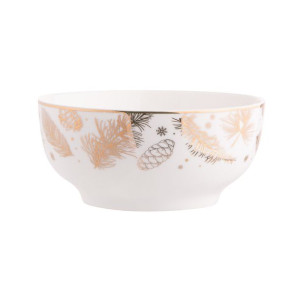 Miska salaterka porcelanowa Golden Winter 14 cm