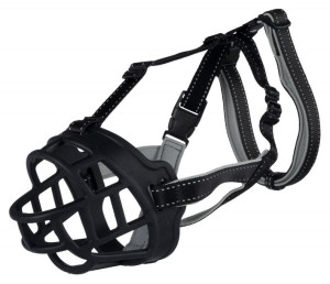 Kaganiec Muzzle Flex, silikonowy, rozm. L–XL,czarny
