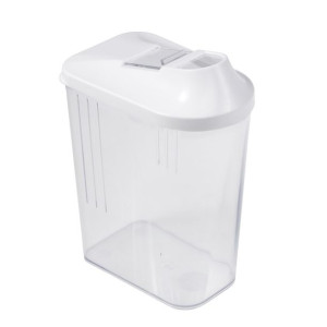 Pojemnik na produkty sypkie Keeeper Paola 1,5 l biały