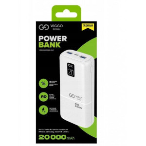 Vega Power Bank 20000mah Pd Biały Pd20000mah