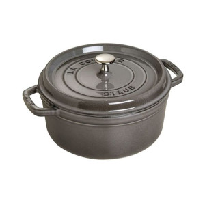 STAUB Garnek żeliwny okrągły 40500-246-0 3,8l grafitowy