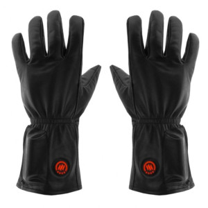 Glovii Ogrzewane Rękawice Skórzane Rozmiar L-xl, Czarne, Baterie I Kabel Ła