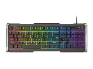 Klawiatura membranowa NATEC Rhod 400 RGB NKG-0993 (USB 2.0  (EU)  kolor cza