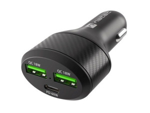 Natec Ładowarka Samochodowa Coney 2x Usb 1x Usb-c Pd 3.0 84w Qc3.0 Nuc-1981