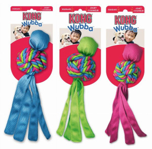 Kong Wubba Weaves L Blue/pink/green