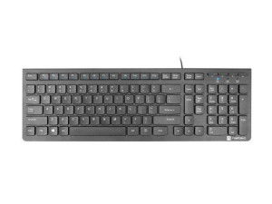 Natec Klawiatura Discus 2 Us Slim Czarna Nkl-1829