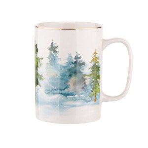Winter Forest Kubek Prosty Nbc 300 Ml Dek. Las