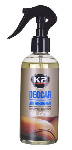 K2 DEOCAR REAL LEATHER 250ML - odświeżacz powietrza