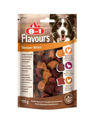 Przysmak 8in1 FLAVOURS Skewer Bites 100g 32 XI