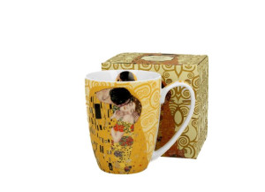 Kubek classic 350 ml THE KISS Ecru by Gustav Klimt