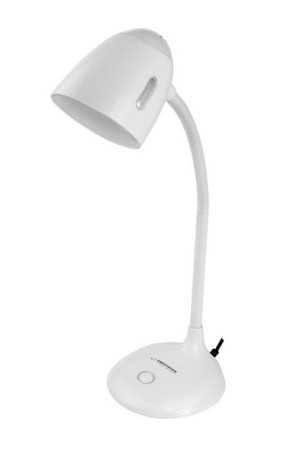 Esperanza lampka biurkowa e27 electra biała
