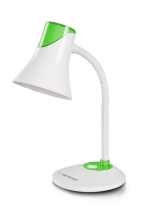 Esperanza lampka biurkowa e27 polaris zielona