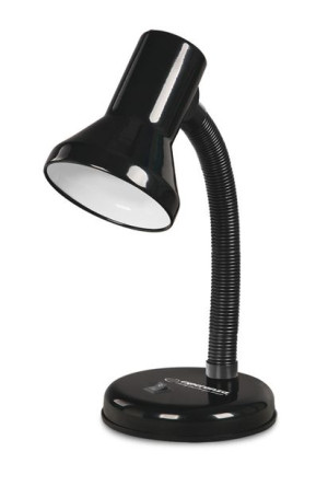 Esperanza lampka biurkowa e27 altair czarna