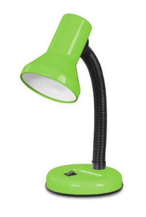 Esperanza lampka biurkowa e27 altair zielona