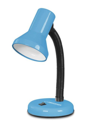 Esperanza lampka biurkowa e27 altair niebieska