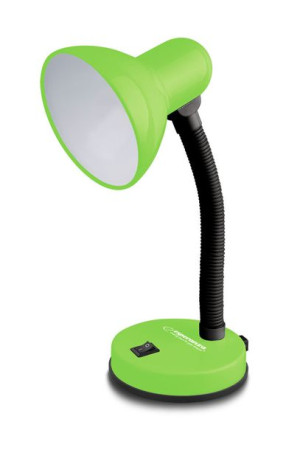Esperanza lampka biurkowa e27 vega zielona