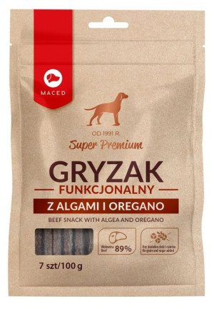 MACED Gryzak z Algami i Oregano 100 G