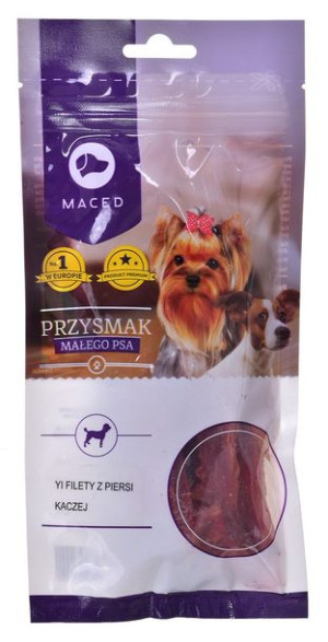 MACED Przysmak dla psa - filety z piersi kaczki 60g