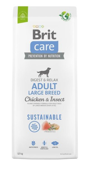 Brit Care Dog Sustainable Adult Chicken Insect 12kg