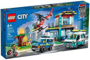 LEGO City 60371 Parking dla pojazdów uprzywilejowanych