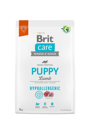Brit Care Dog Hypoallergenic Puppy Lamb 3kg