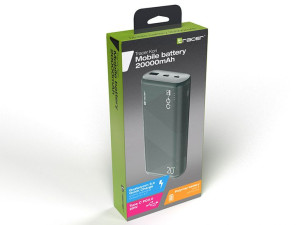 Power bank TRACER KORI 20000mAh QC3.0-PD20W GR green