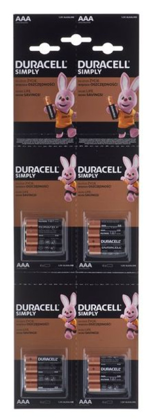 Bateria DURACELL Basic AAA/LR03 K4 4x4