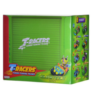 T-racers Iv Glow Race Car & Racer Box