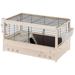 CAGE ARENA 80 BLACK-klatka dla świnek morskich, 82x52x45,5 cm
