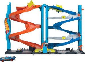 Hot Wheels City Wyścigowa wieża z transformacją Zestaw HKX43