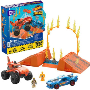 MEGA Hot Wheels Tiger Shark Kaskaderski skok Zestaw klocków HKF88