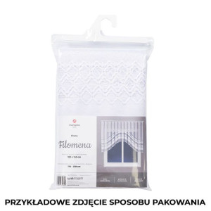 FILOMENA Firanka żakardowa gotowa, szerokość 340 x wysokość 160cm, kolor 00
