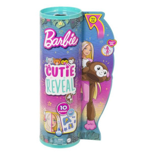 Barbie Cutie Reveal Lalka Seria Dżungla HKR01