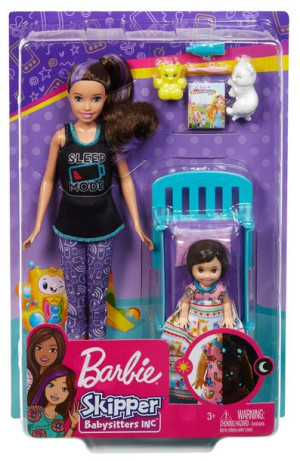 Barbie Opiekunka Zestaw + Lalki GHV88