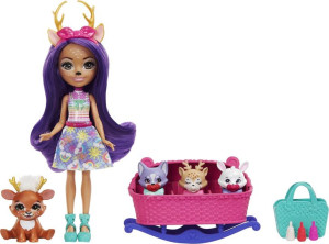 Enchantimals BFF Reveal Lalka + zwierzątka niespodzianki HLK84