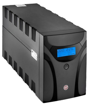 Gt Ups Powerbox 1200va/600w 4x Schucko 2x7ah-12v